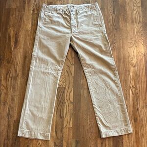 RRL Supply Company (Double RL) Ralph Lauren Classic Tan Men's Pants 34x32